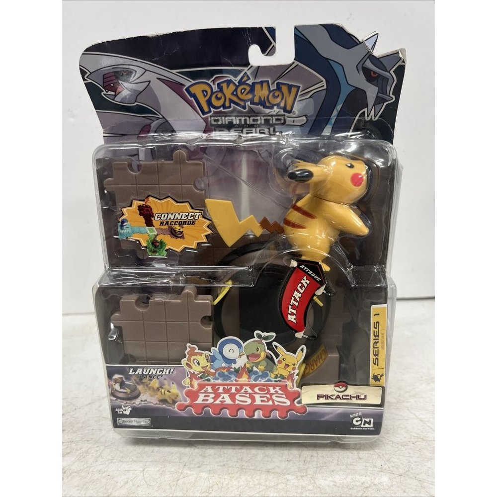 Pokemon Diamond and Pearl Attack Bases PIKACHU Series 1 Sealed